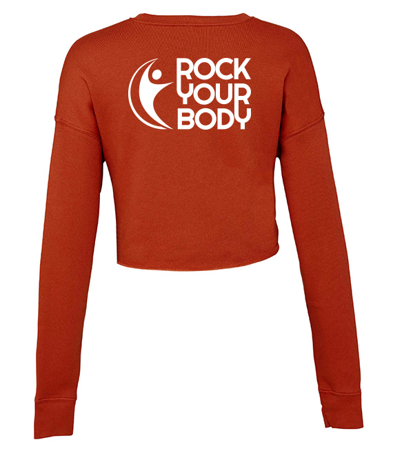 Damska bluza Cropped Crew - ROCK YOUR BODY