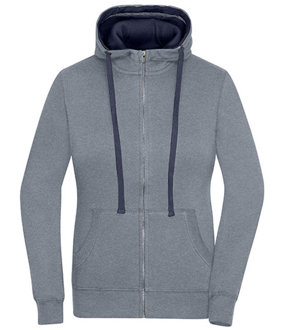 Damska  bluza z kapturem na zamek - Lifestyle Zip-Hoody