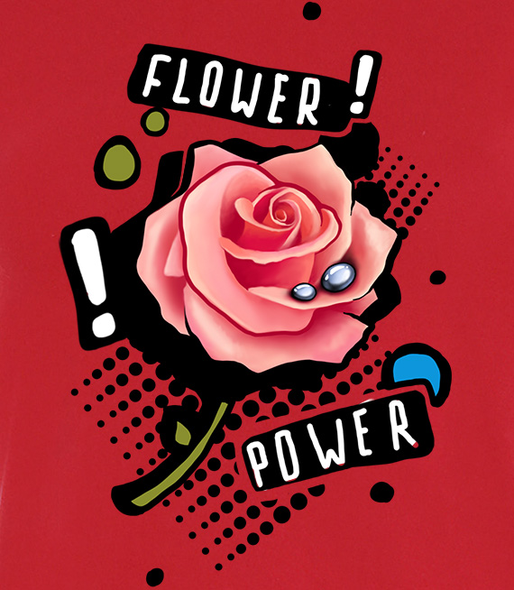 Koszulka Damska - FLOWER POWER