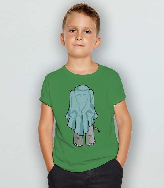 Koszulka Dziecięca z Nadrukiem - Słoniczku nakryj się