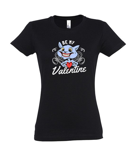 Koszulka damska z nadrukiem - Be my valentine 2