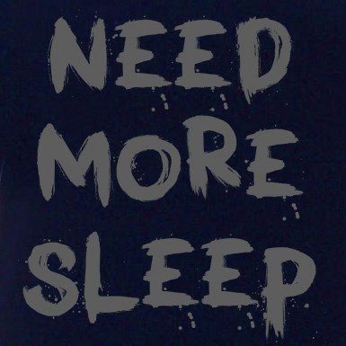 Koszulka damska z nadrukiem - Need More Sleep