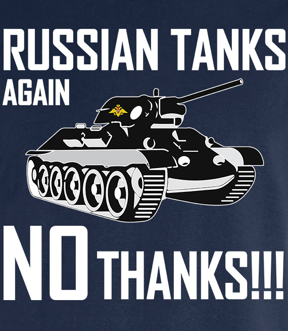 Koszulka męska - Russian thank no thanks