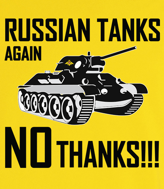 Koszulka męska - Russian thank no thanks