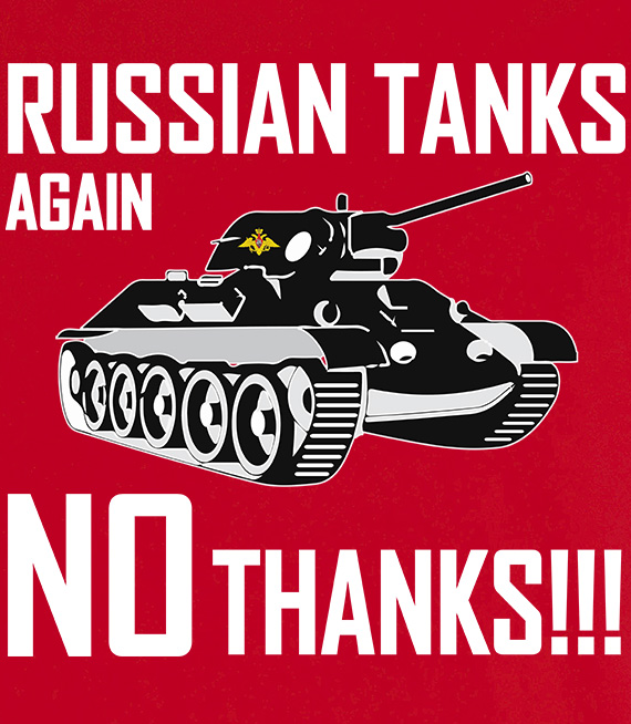 Koszulka męska - Russian thank no thanks