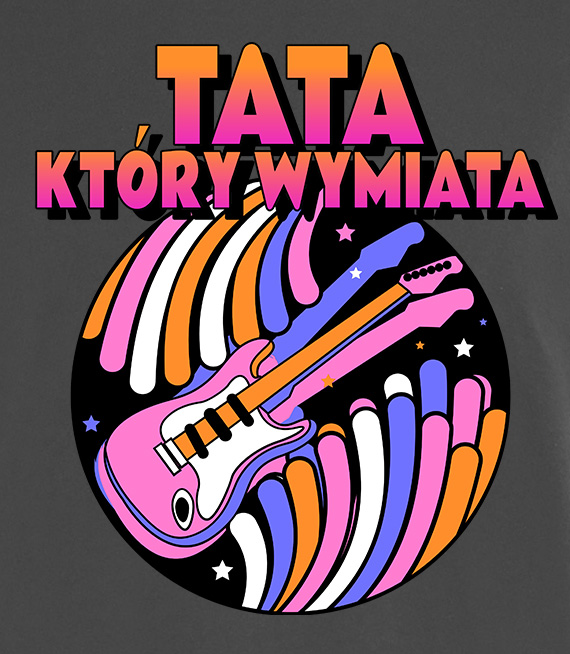 Koszulka męska - TATA  KTÓRY WYMIATA