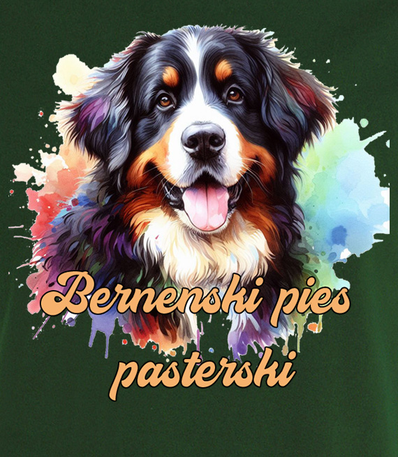 Koszulki z nadrukiem  - Berneński pies pasterski