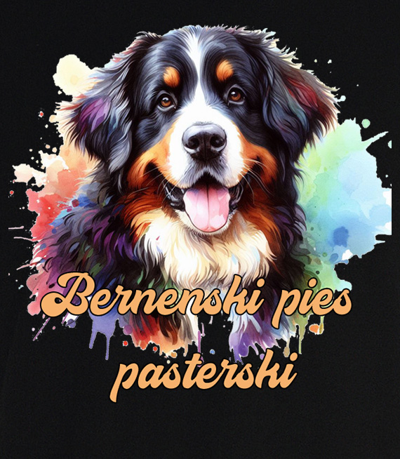 Koszulki z nadrukiem  - Berneński pies pasterski