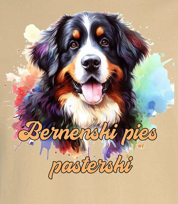 Koszulki z nadrukiem  - Berneński pies pasterski