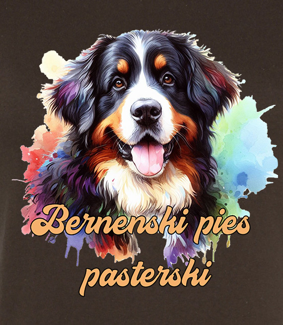 Koszulki z nadrukiem  - Berneński pies pasterski