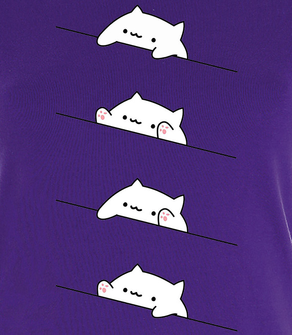 Koszulki z nadrukiem-Bongo cat set