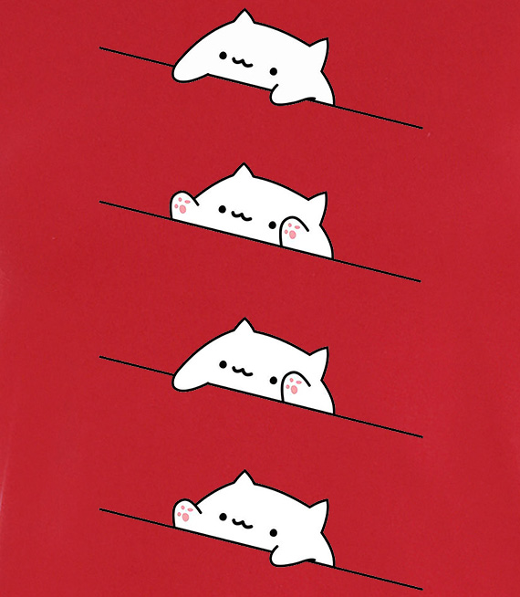 Koszulki z nadrukiem-Bongo cat set