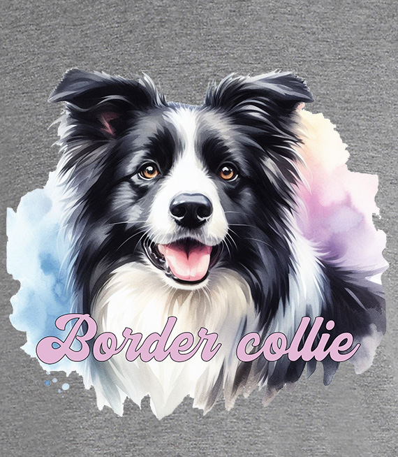 Koszulki z nadrukiem-Border collie