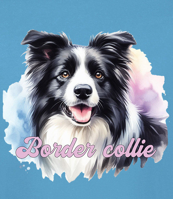 Koszulki z nadrukiem-Border collie