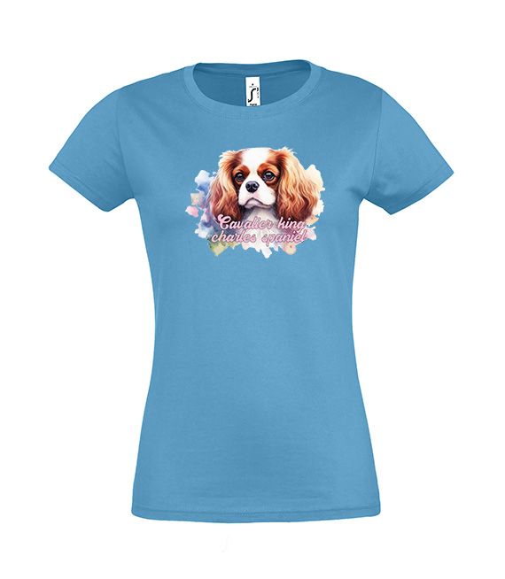 Koszulki z nadrukiem  - Cavalier king charles spaniel