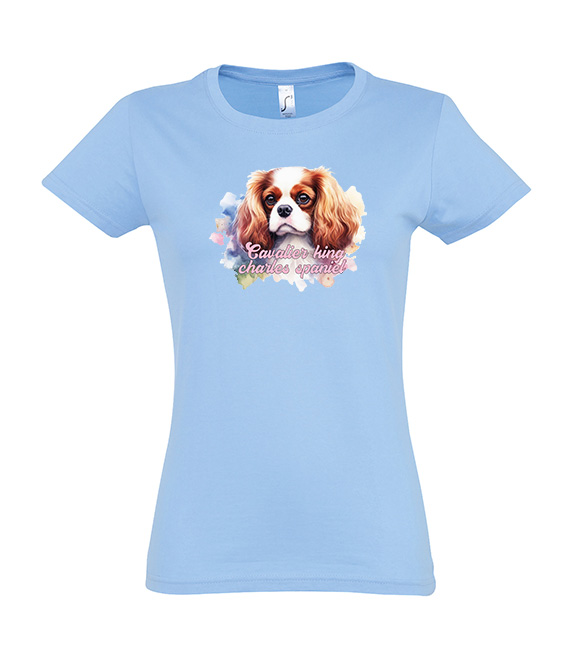 Koszulki z nadrukiem  - Cavalier king charles spaniel