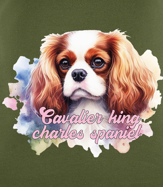 Koszulki z nadrukiem  - Cavalier king charles spaniel