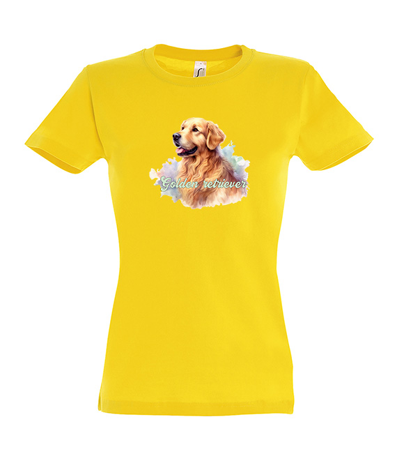 Koszulki z nadrukiem  - Golden retriver