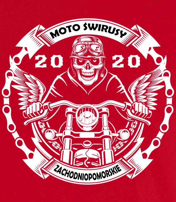 Koszulki z nadrukiem  - MOTO ŚWIRUSY