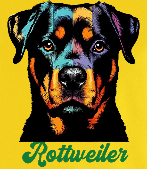 Koszulki z nadrukiem  - Rottweiler