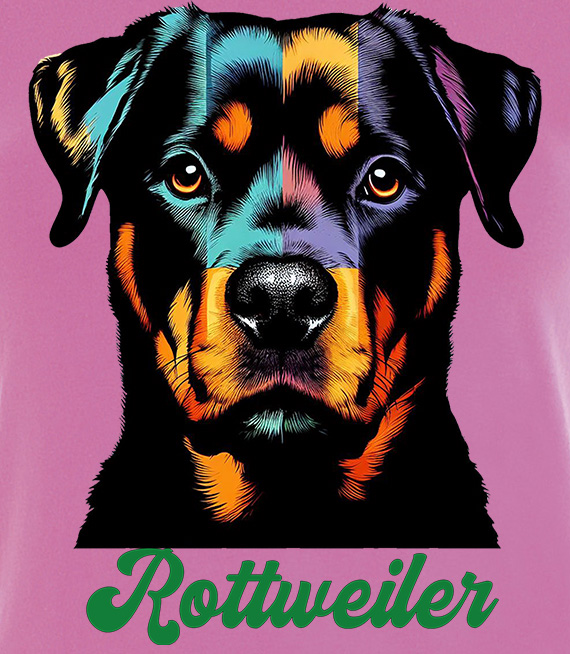 Koszulki z nadrukiem  - Rottweiler