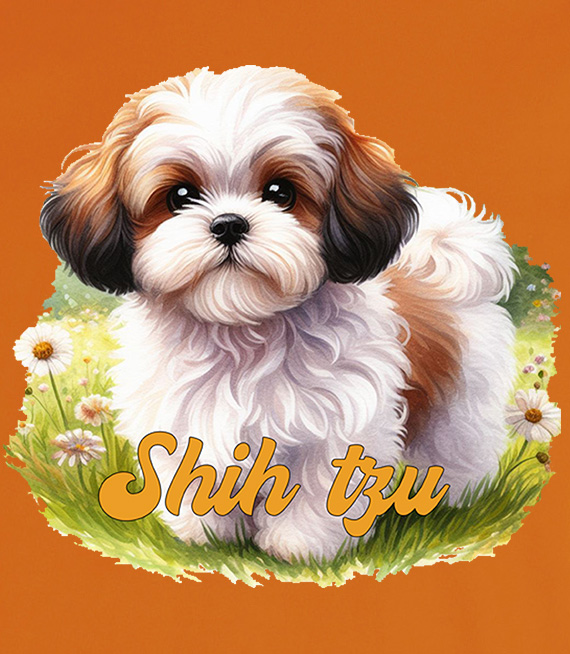 Koszulki z nadrukiem-Shih tzu