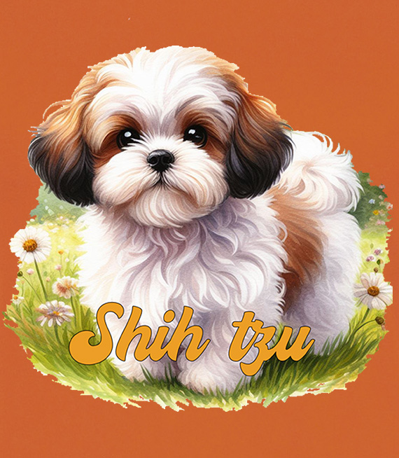 Koszulki z nadrukiem  - Shih tzu