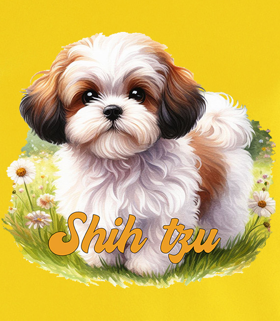 Koszulki z nadrukiem  - Shih tzu