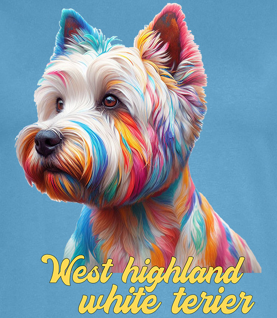 Koszulki z nadrukiem  - West highland white terier