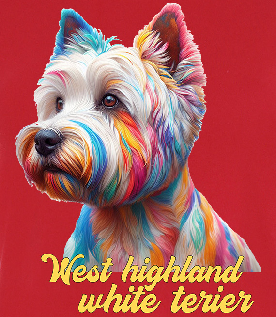 Koszulki z nadrukiem  - West highland white terier