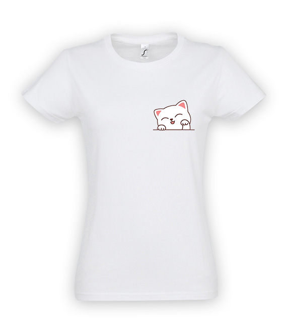 Koszulki z nadrukiem-cute cat