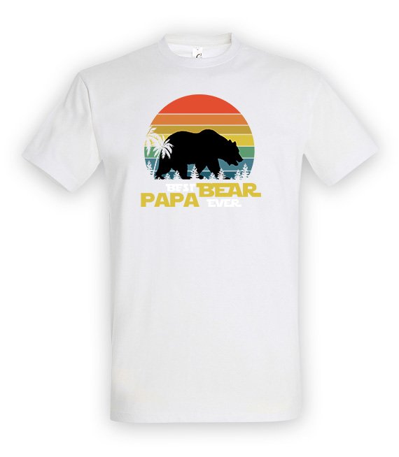 T-shirt - Best Bear Papa Ever