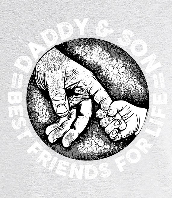 T-shirt - DADDY & SON BEST FRIENDS FOR LIFE