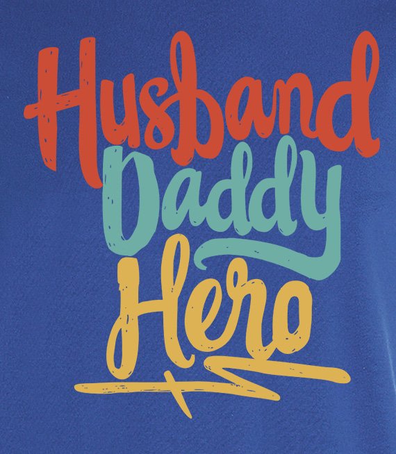 T-shirt - Husband Daddy Hero