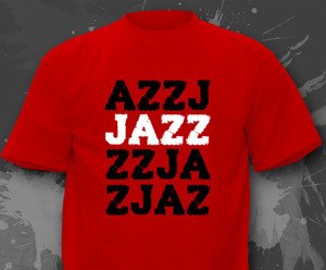 T-shirt z nadrukiem - JAZZ  3XL - 5XL