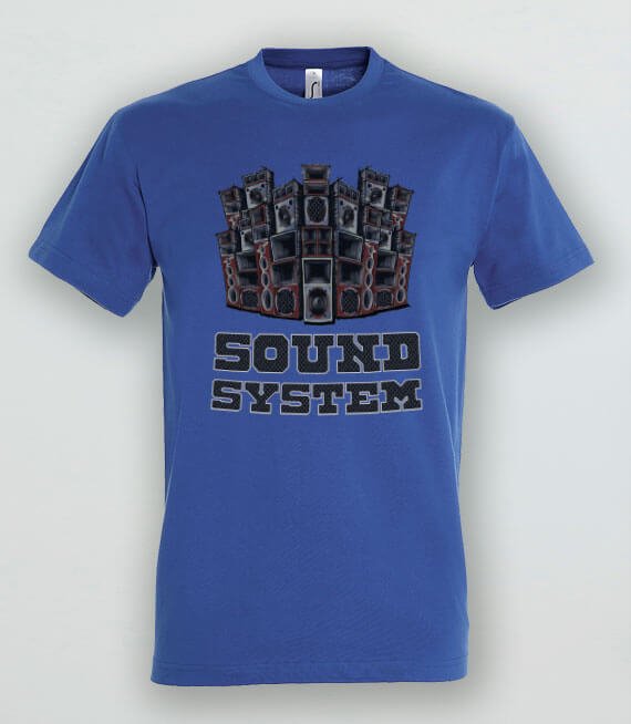 T-shirt z nadrukiem - Sound System 