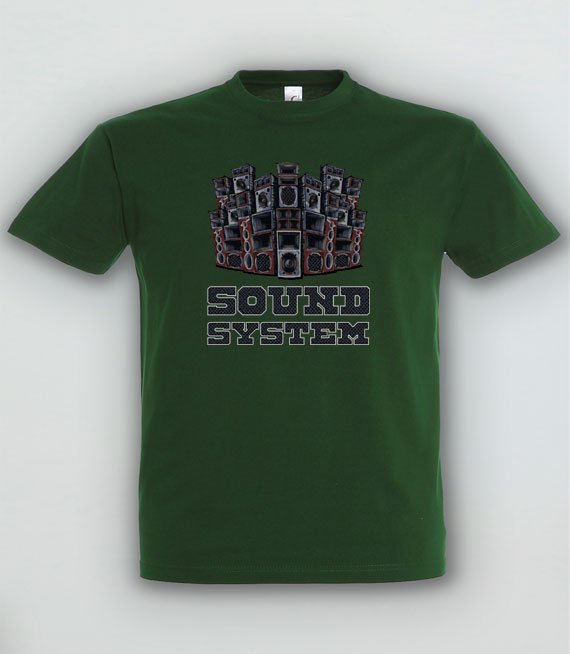 T-shirt z nadrukiem - Sound System 3xl-5xl 