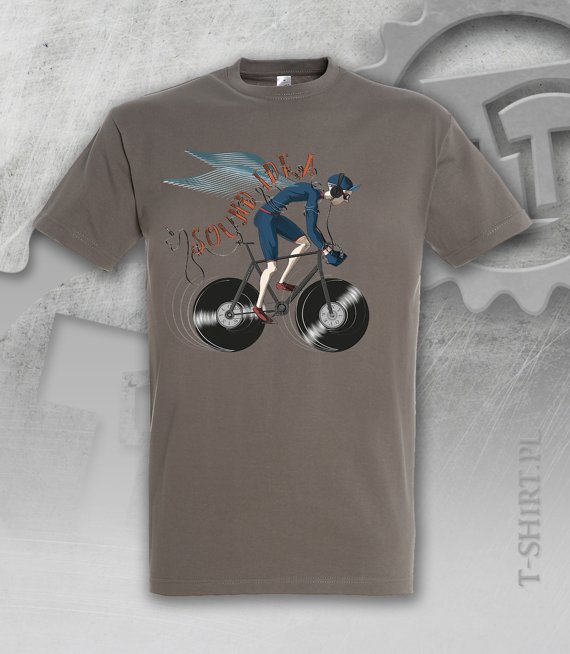 T-shirt z nadrukiem -  Sound bike.