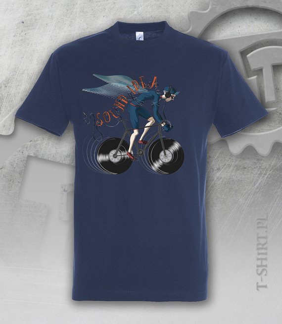 T-shirt z nadrukiem -  Sound bike.