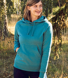 Damska reglanowa  kangurka Hoodie  - Organic