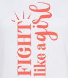 Koszulka damska z nadrukiem -  Fight like a girl