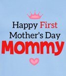 Koszulka damska z nadrukiem - First my mother day