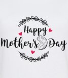 Koszulka damska z nadrukiem - Happy Mother's Day