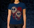 Koszulka damska z nadrukiem - Matrioszka de la Muerte