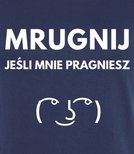 Koszulka męska 3XL-5XL  - Mrugnij jeśli mnie pragniesz