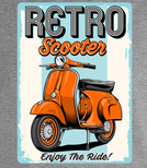 Koszulka męska - RETRO SCOOTER ..enjoy the ride !