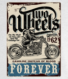 Koszulka męska - TWO WHEELS FOREVER