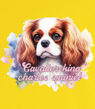 Koszulki z nadrukiem-Cavalier king charles spaniel