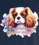 Koszulki z nadrukiem-Cavalier king charles spaniel