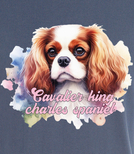 Koszulki z nadrukiem-Cavalier king charles spaniel